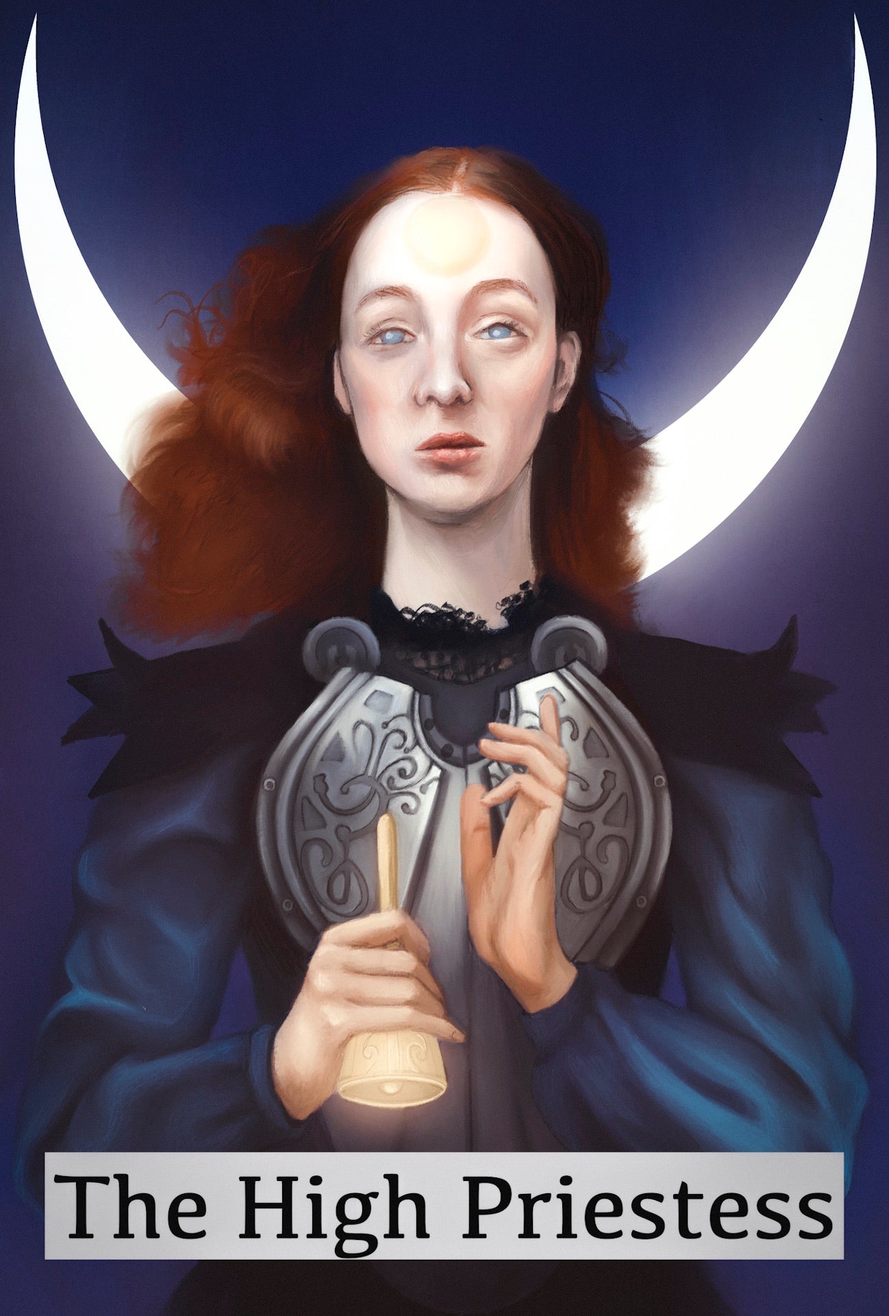 Timelapse creation of The High Priestess