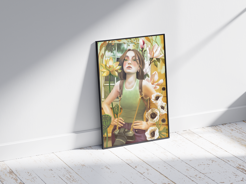 Example of a giclee print using a work by Ciro Correia