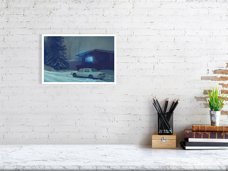 Size approximation example of the print - mock up