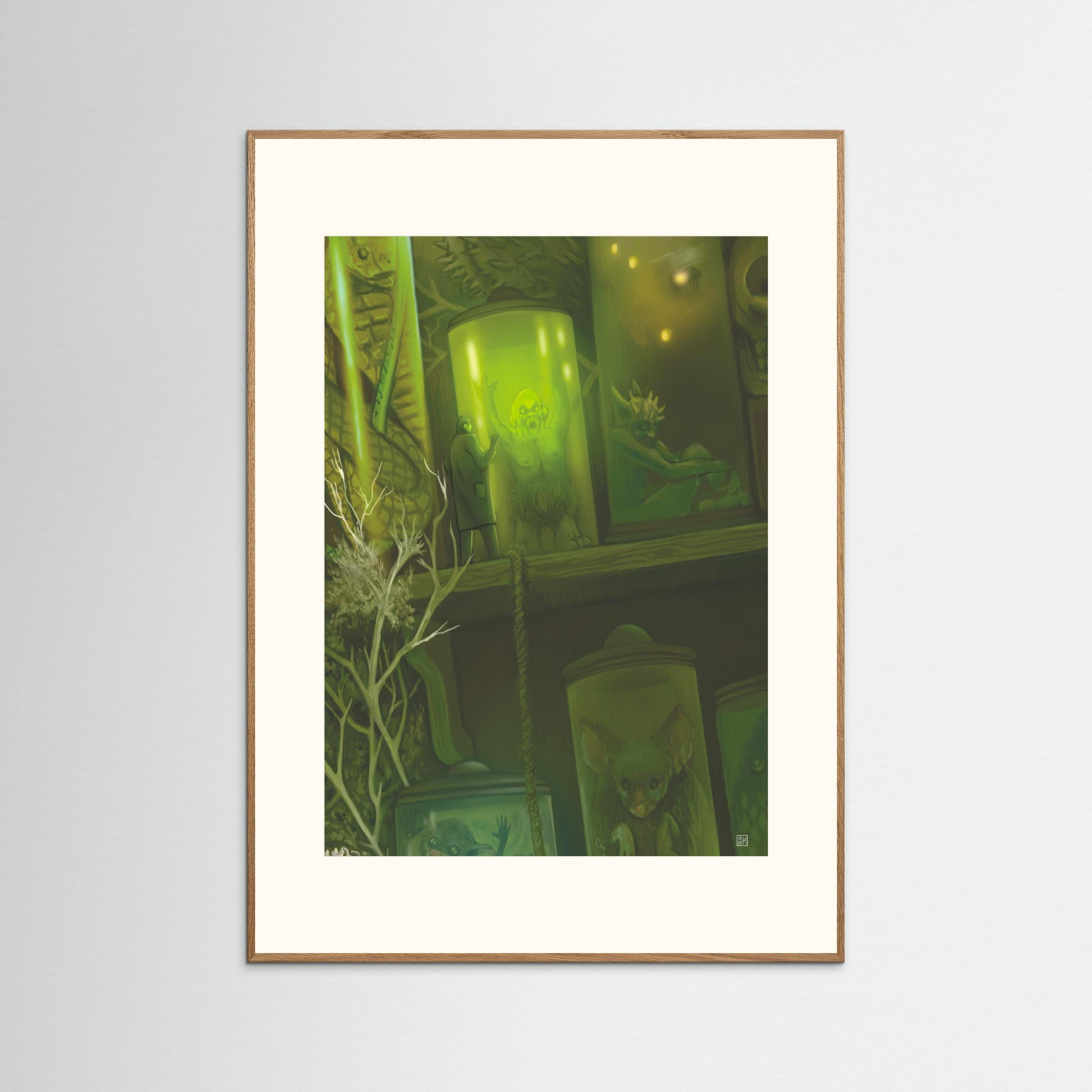 Captive light – Framed Fine Art Print