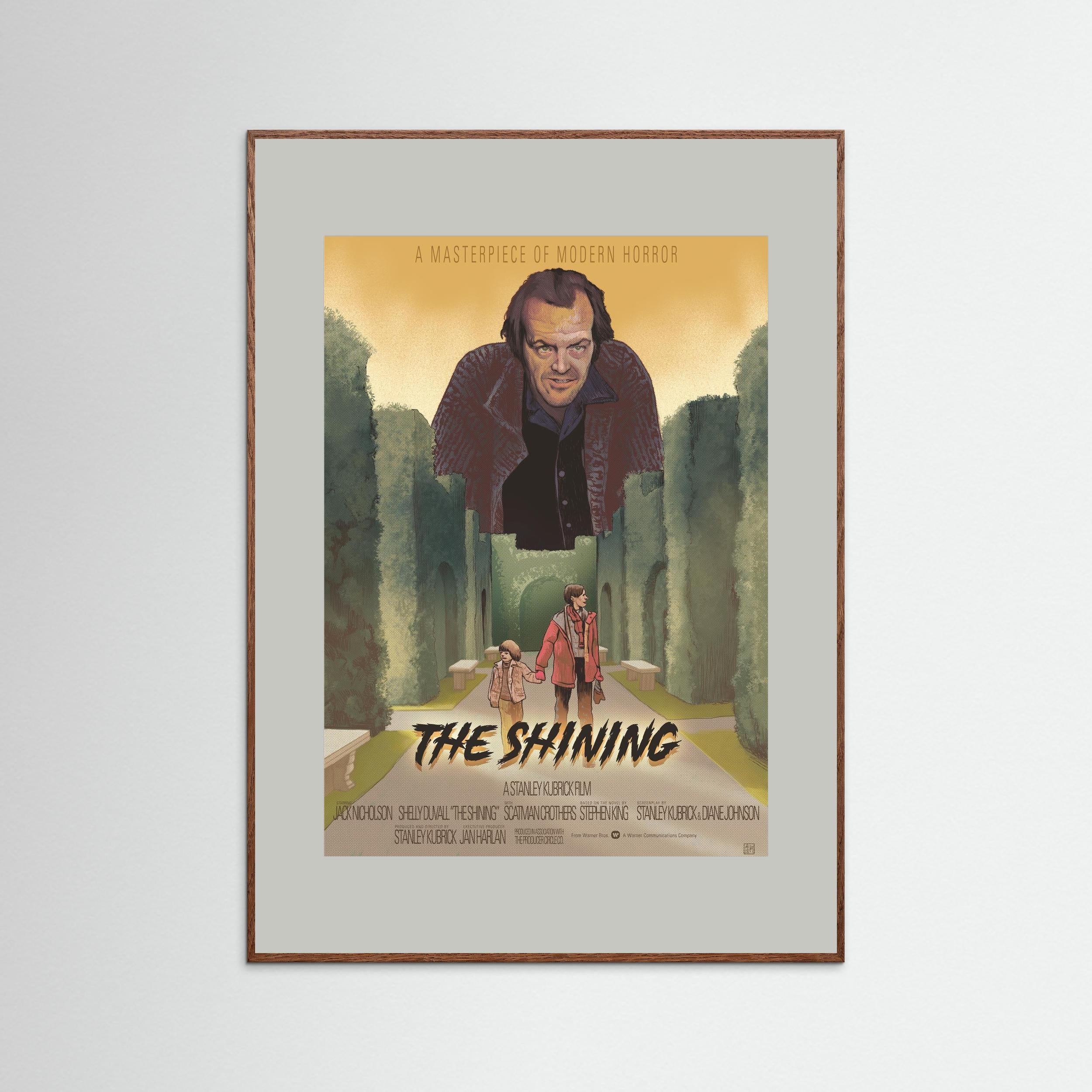 The Shining - framed poster version