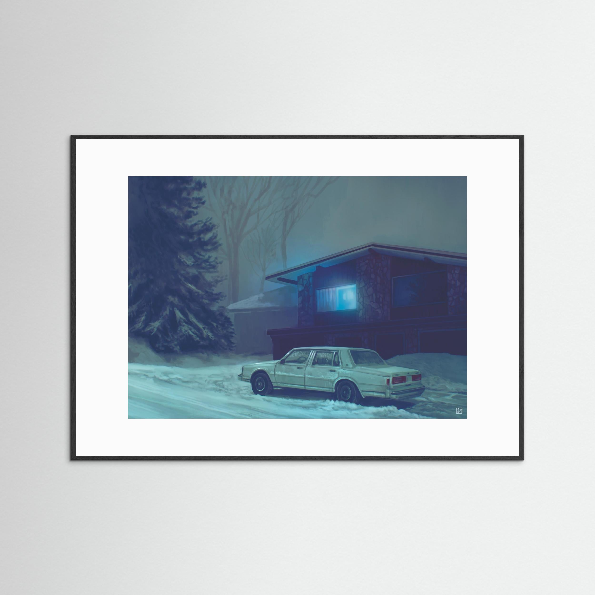 Ghost house - Framed Fine Art Print