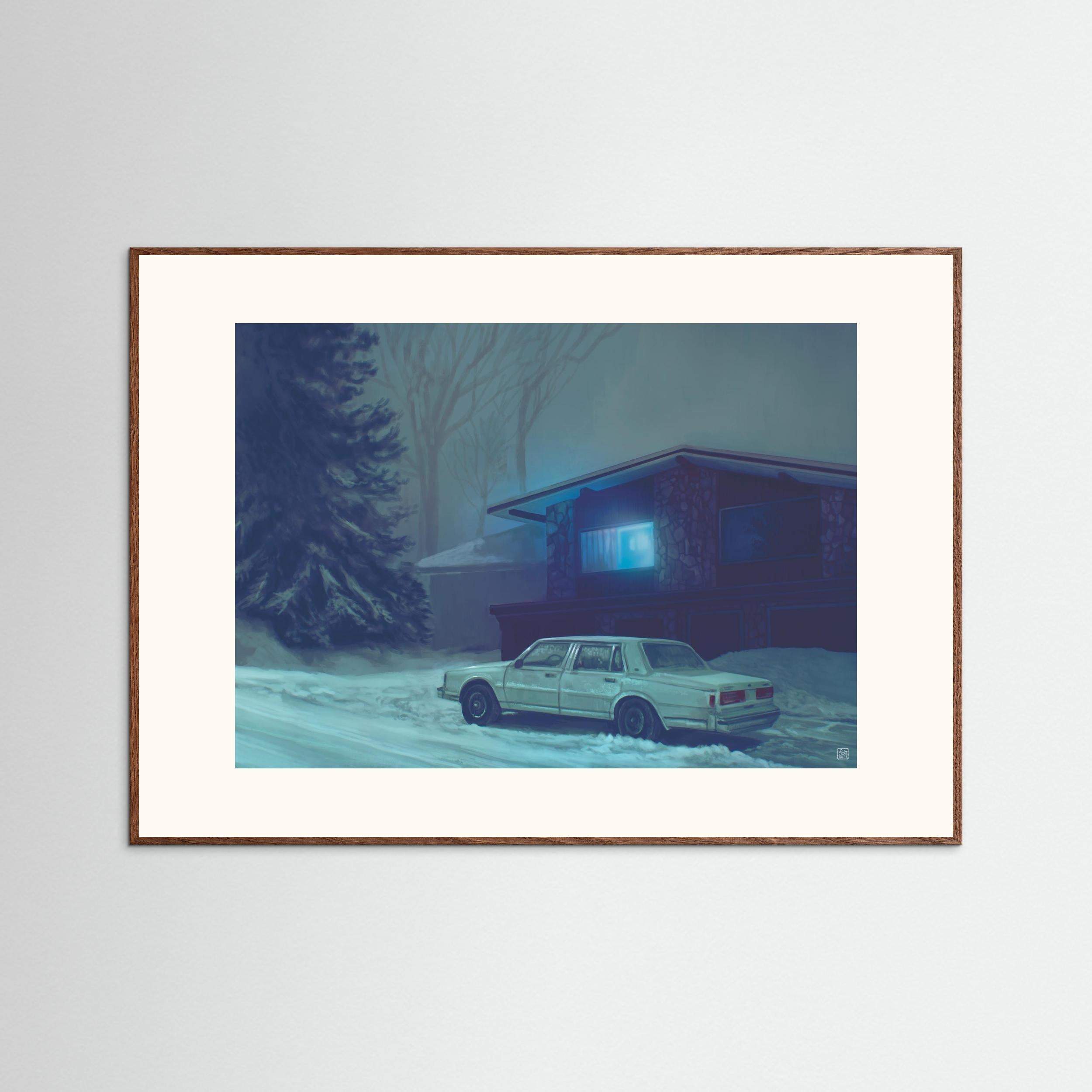 Ghost house - Framed Fine Art Print