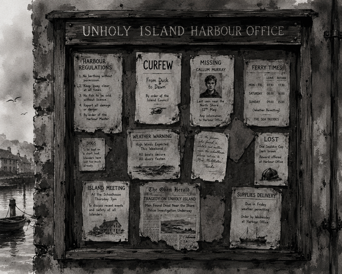 Harbour Office Noticeboard