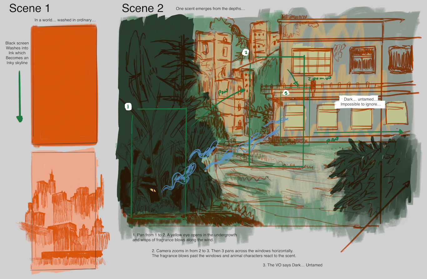 Swamp noir, testing Scene 2 set