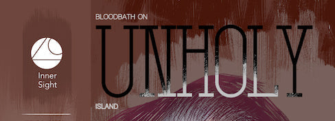 Indie graphic novel cover concept art for Bloodbath on Unholy Island