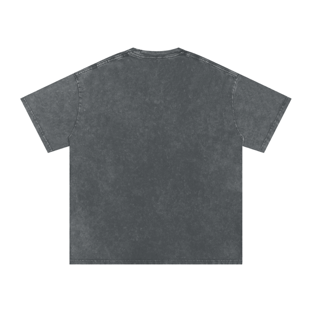8-bit inferno — Snow Washed Oversized Cotton T-Shirt