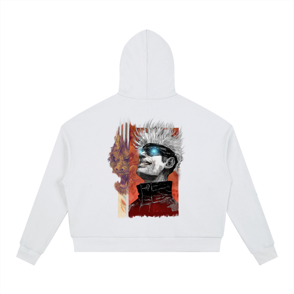 Six Eyes Hoodie — Contrast Drawstring Hoodie