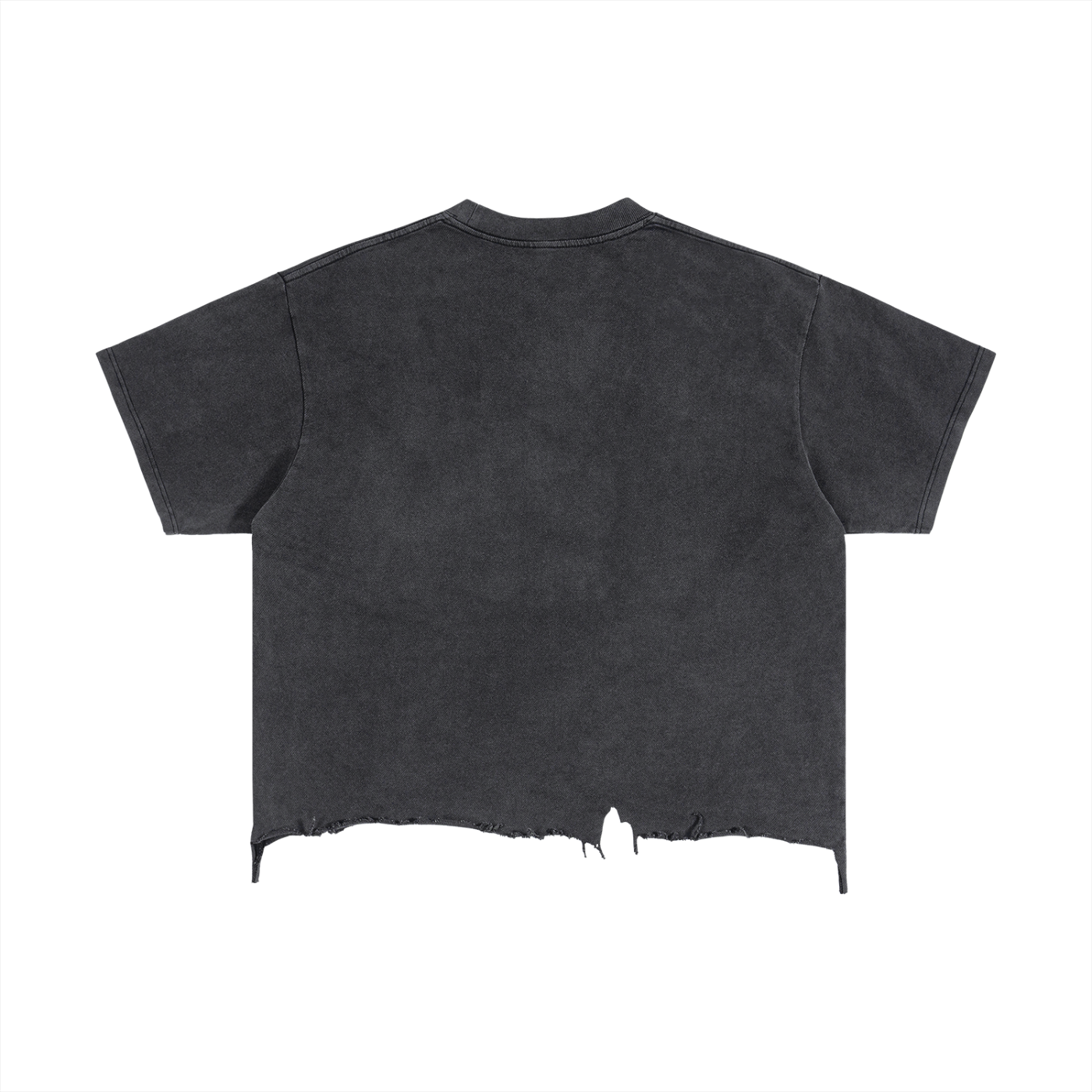 Ride or die - Vintage Wash Boxy Distressed Hem T-Shirt