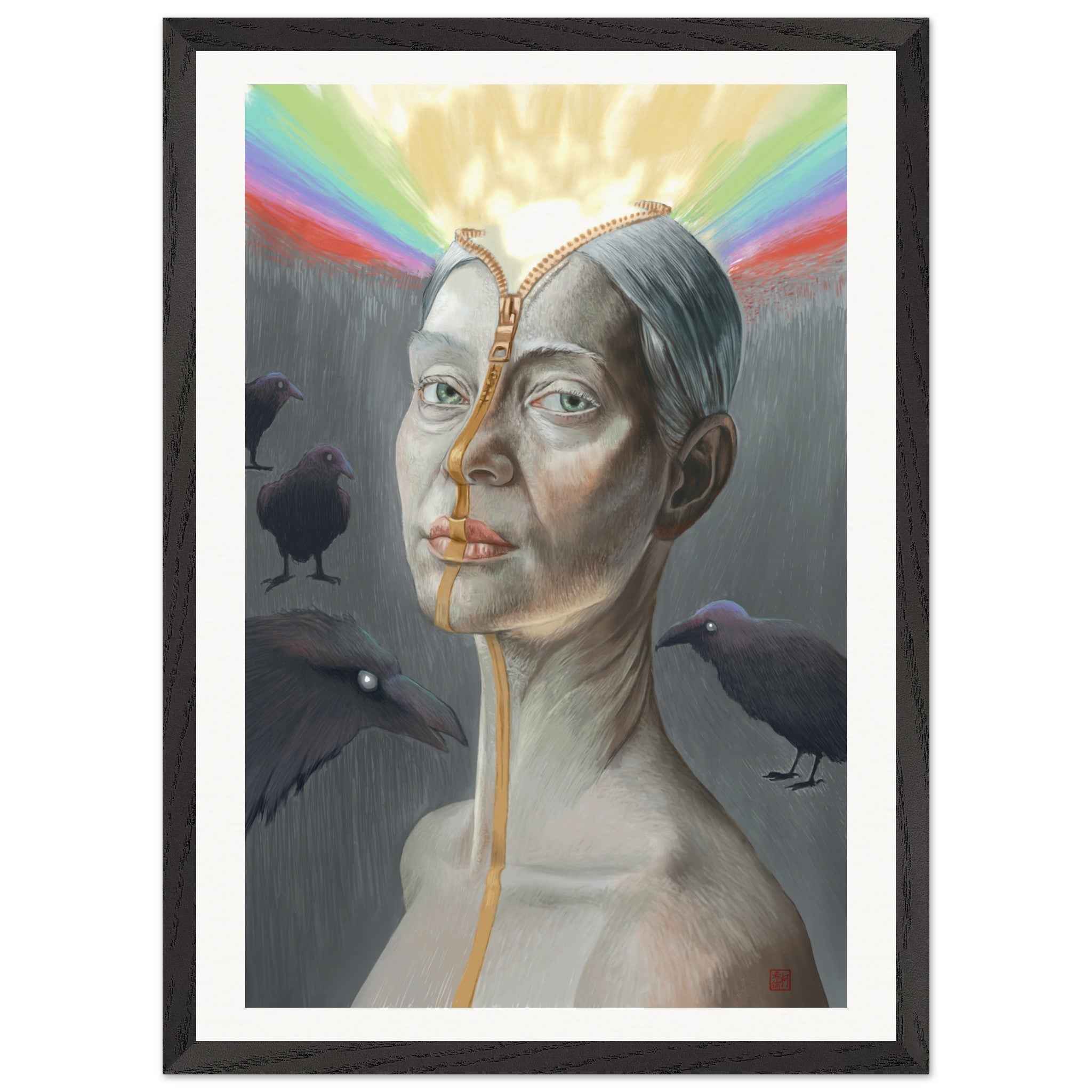 Light Queen Serena - Premium Wooden Framed Poster With Museum-Quality Matte Paper