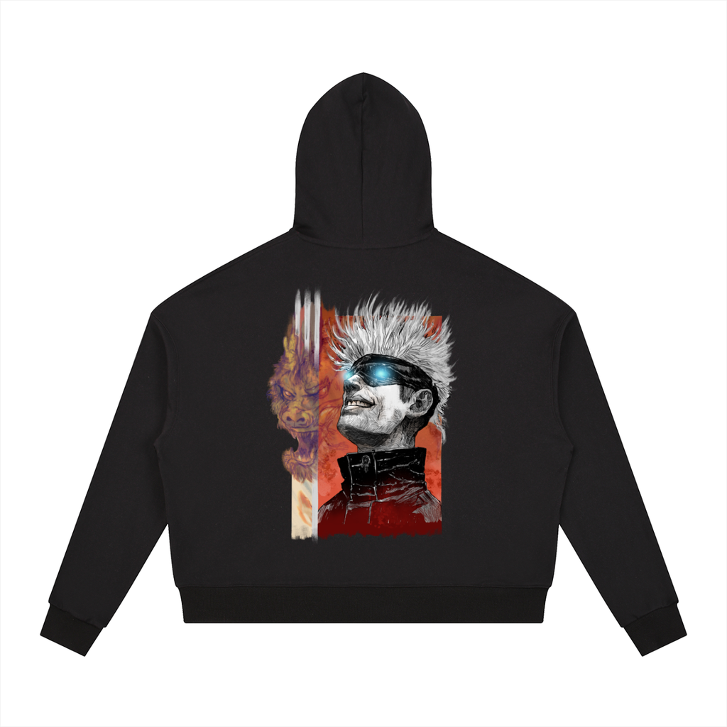 Six Eyes Hoodie — Contrast Drawstring Hoodie