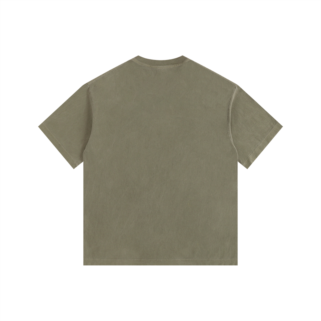Backlash Tiger - Vintage Washed Oversized Cotton T-Shirt