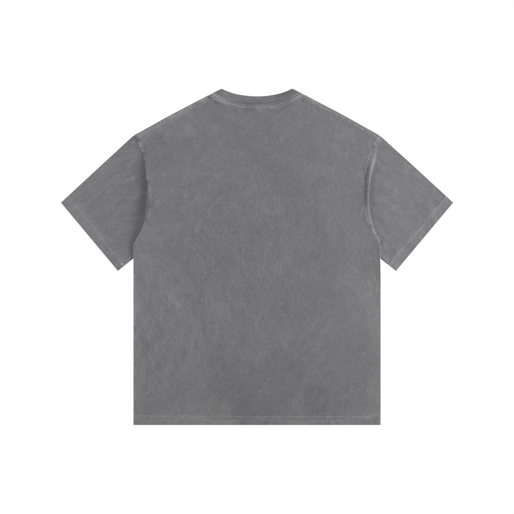 Backlash Tiger - Vintage Washed Oversized Cotton T-Shirt