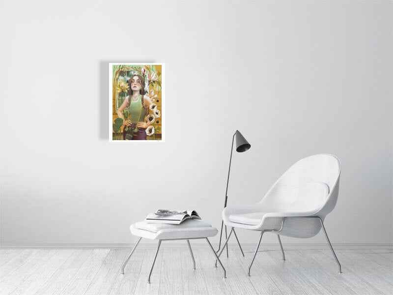 Girl with a Camera  – Giclée Art Print only