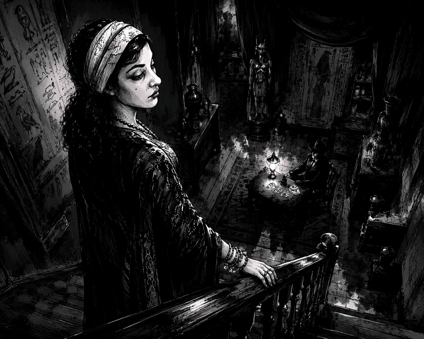 Madame decends