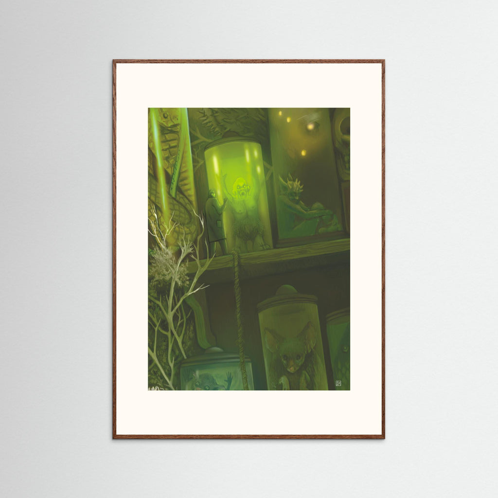Captive light – Framed Fine Art Print