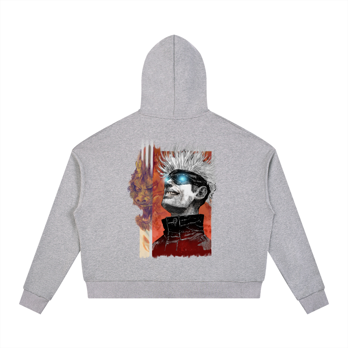 Six Eyes Hoodie — Contrast Drawstring Hoodie