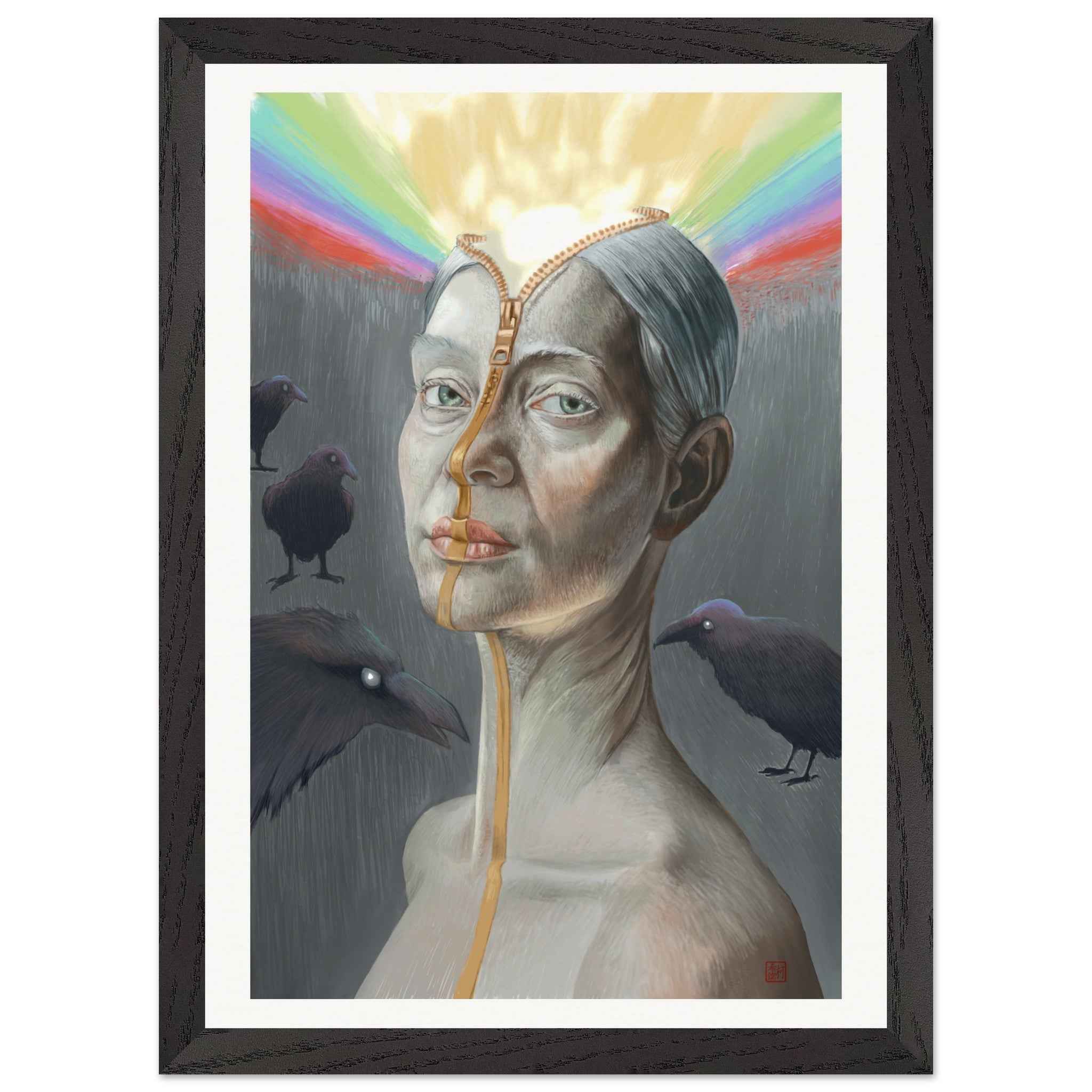 Light Queen Serena - Premium Wooden Framed Poster With Museum-Quality Matte Paper