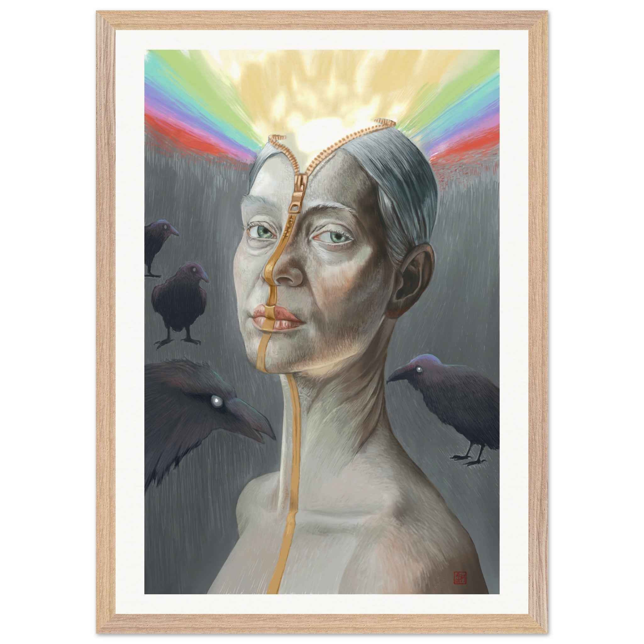 Light Queen Serena - Premium Wooden Framed Poster With Museum-Quality Matte Paper