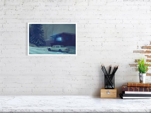 Size approximation example of the print - mock up