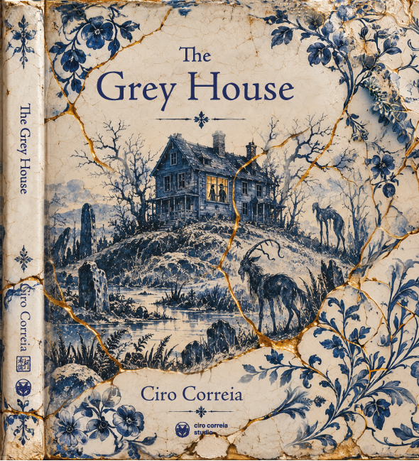 The cover for The Grey House - official