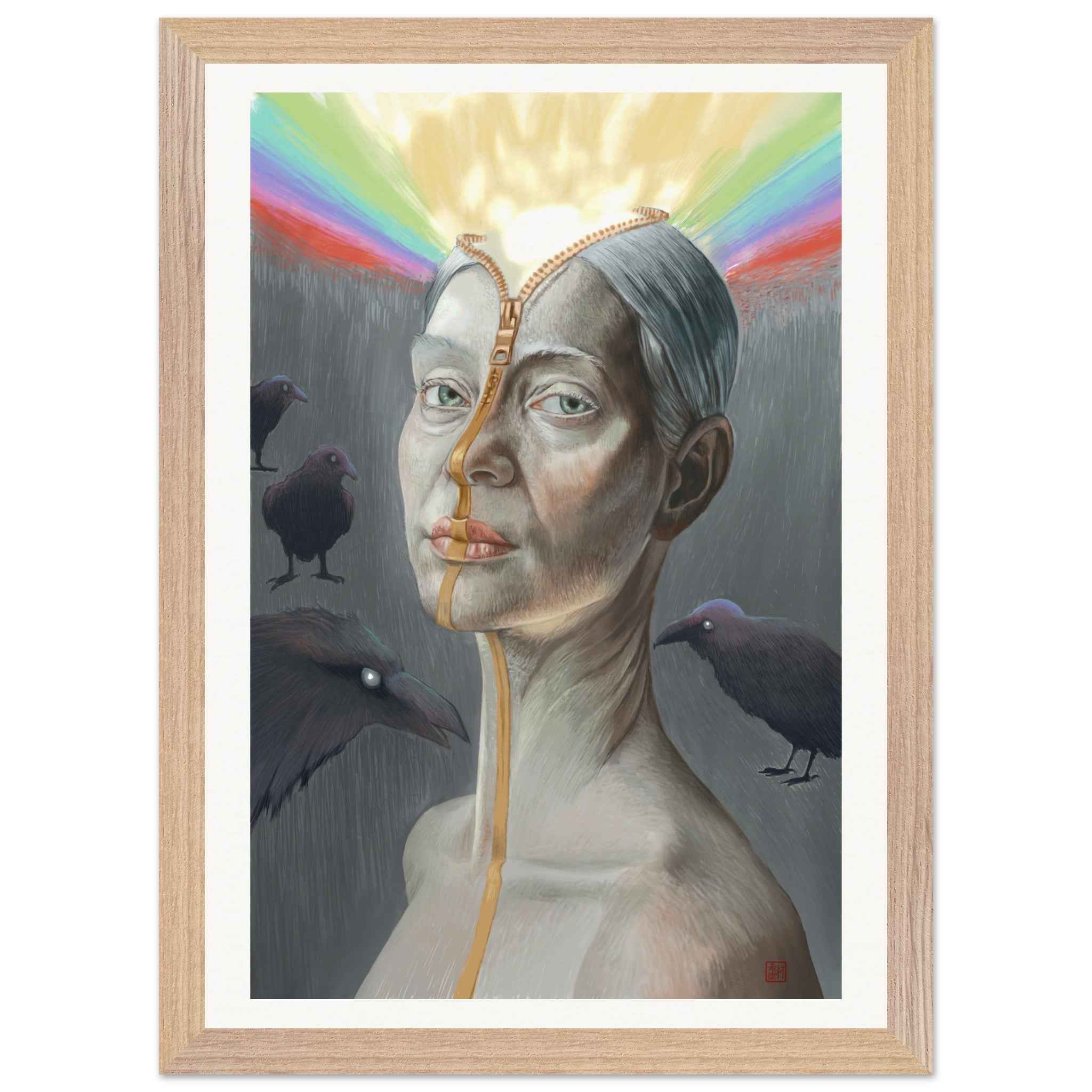 Light Queen Serena - Premium Wooden Framed Poster With Museum-Quality Matte Paper