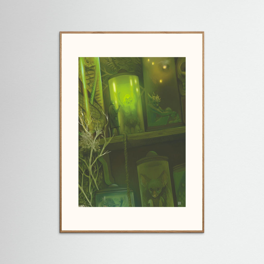 Captive light – Framed Fine Art Print