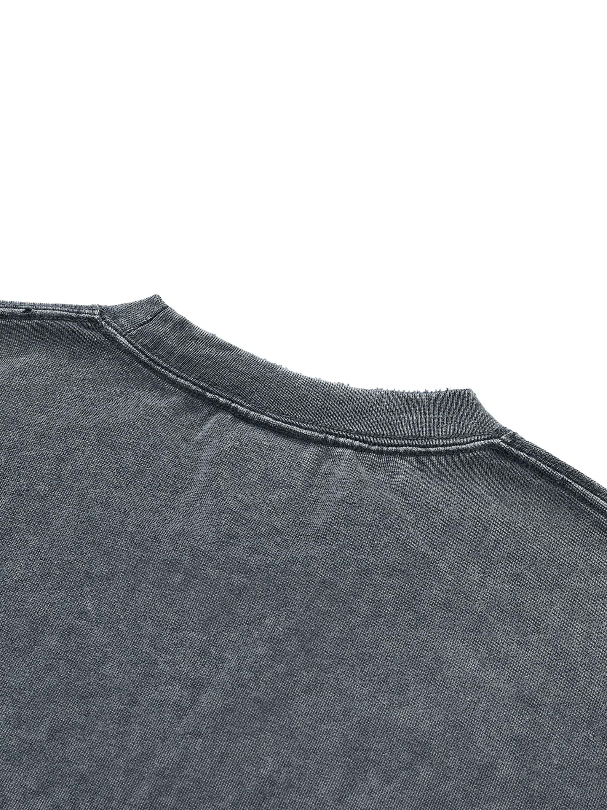 Ride - Snow Wash Raw-Hem Boxy T-shirt