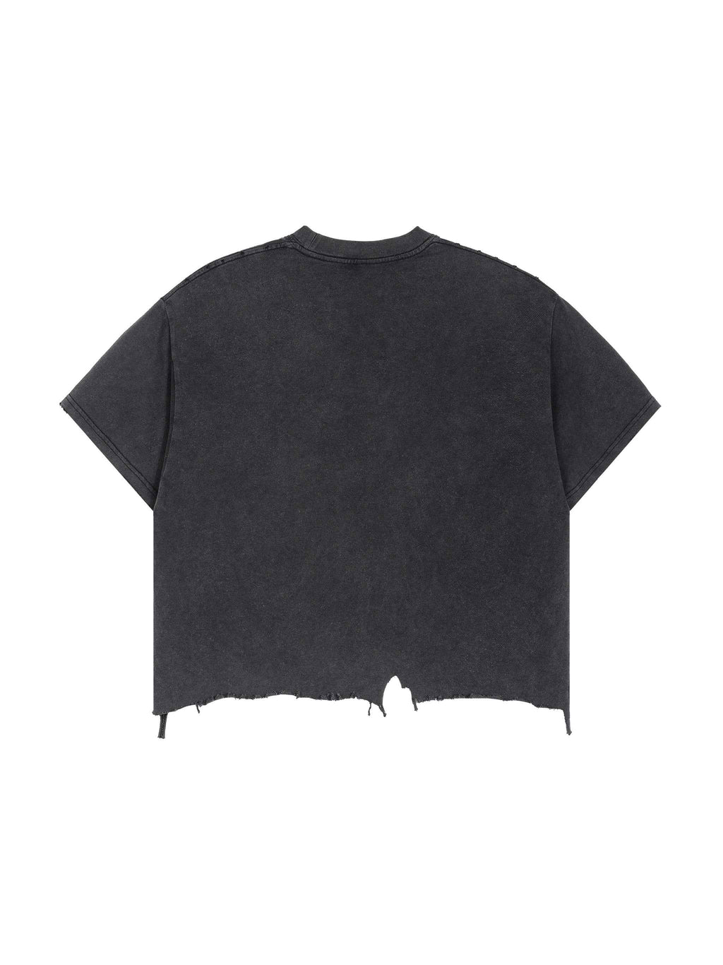 Ride or die - Vintage Wash Boxy Distressed Hem T-Shirt