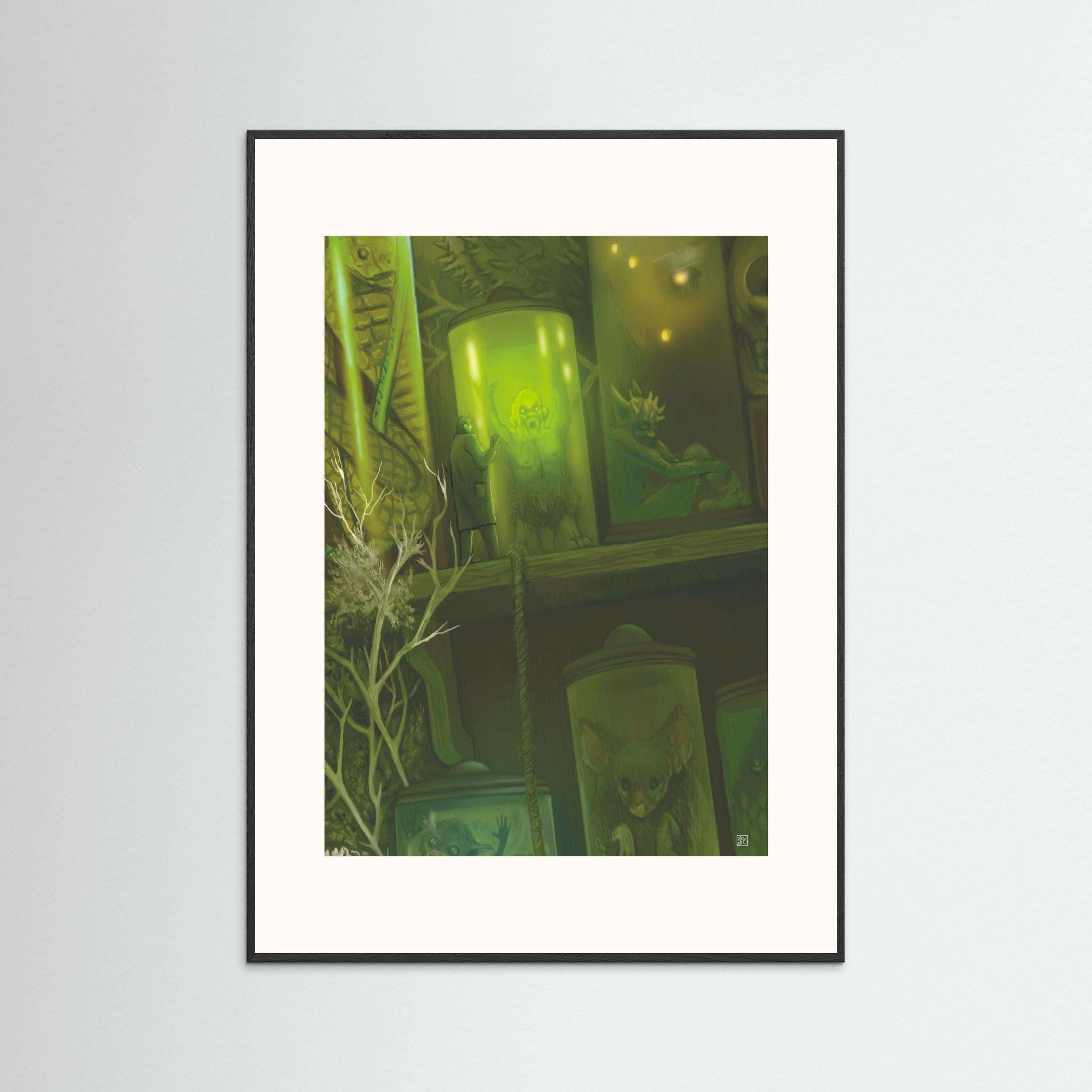 Captive light – Framed Fine Art Print