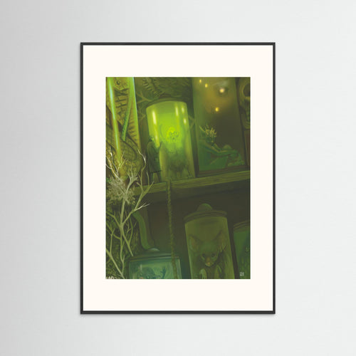 Captive light – Framed Fine Art Print