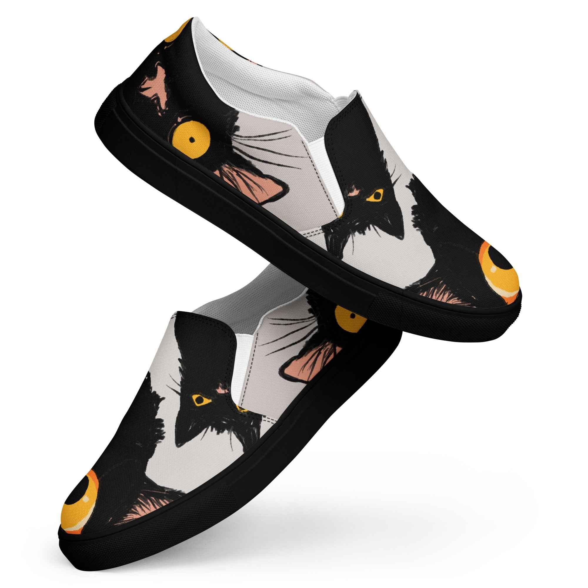 Cats - Women’s slip-on canvas shoes