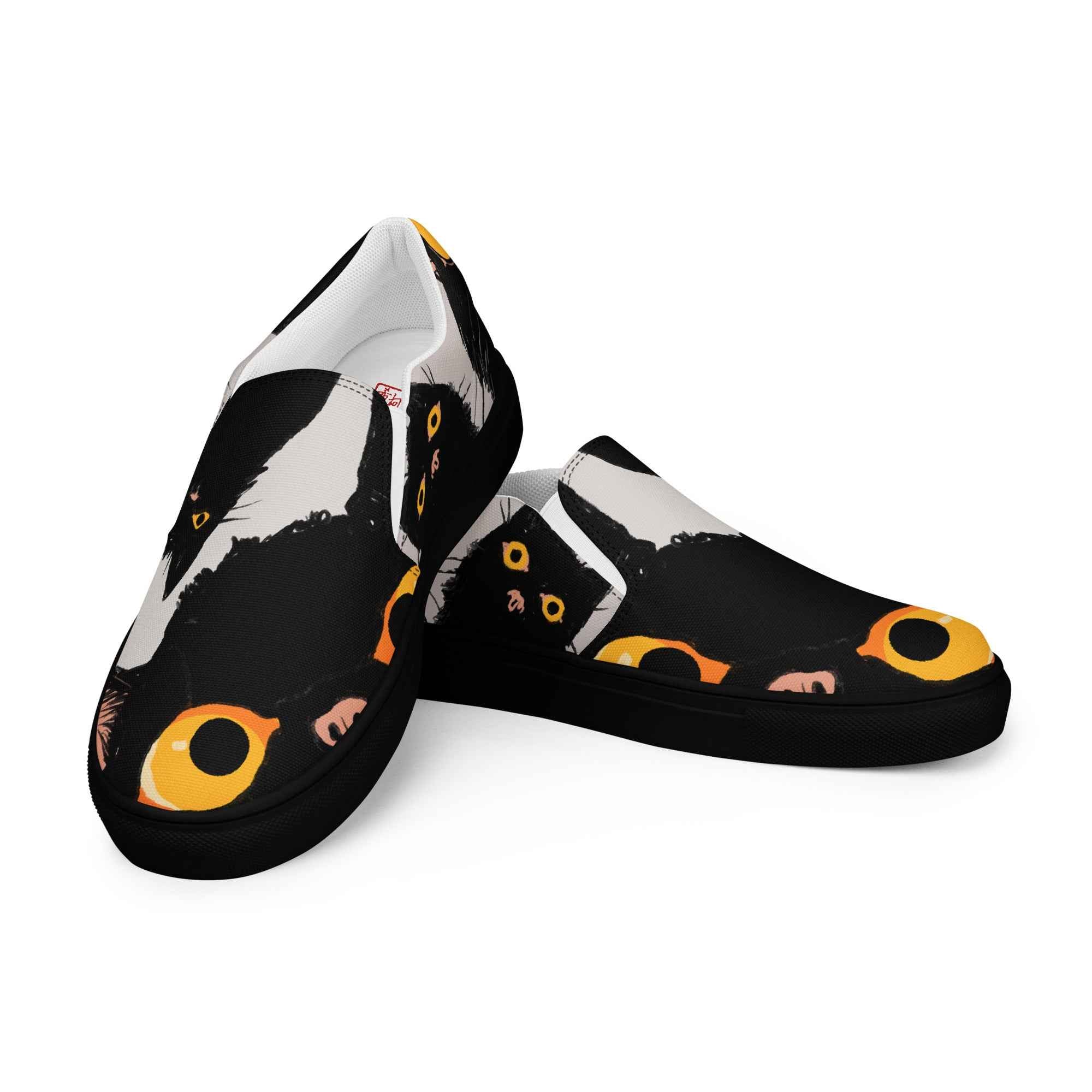 Cats - Women’s slip-on canvas shoes