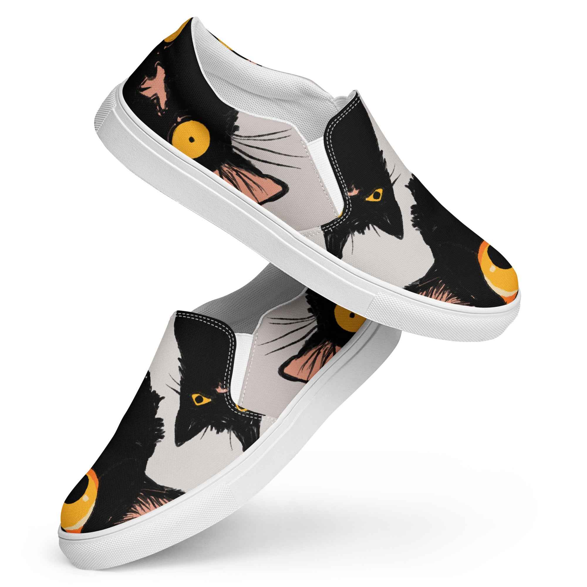 Cats - Women’s slip-on canvas shoes