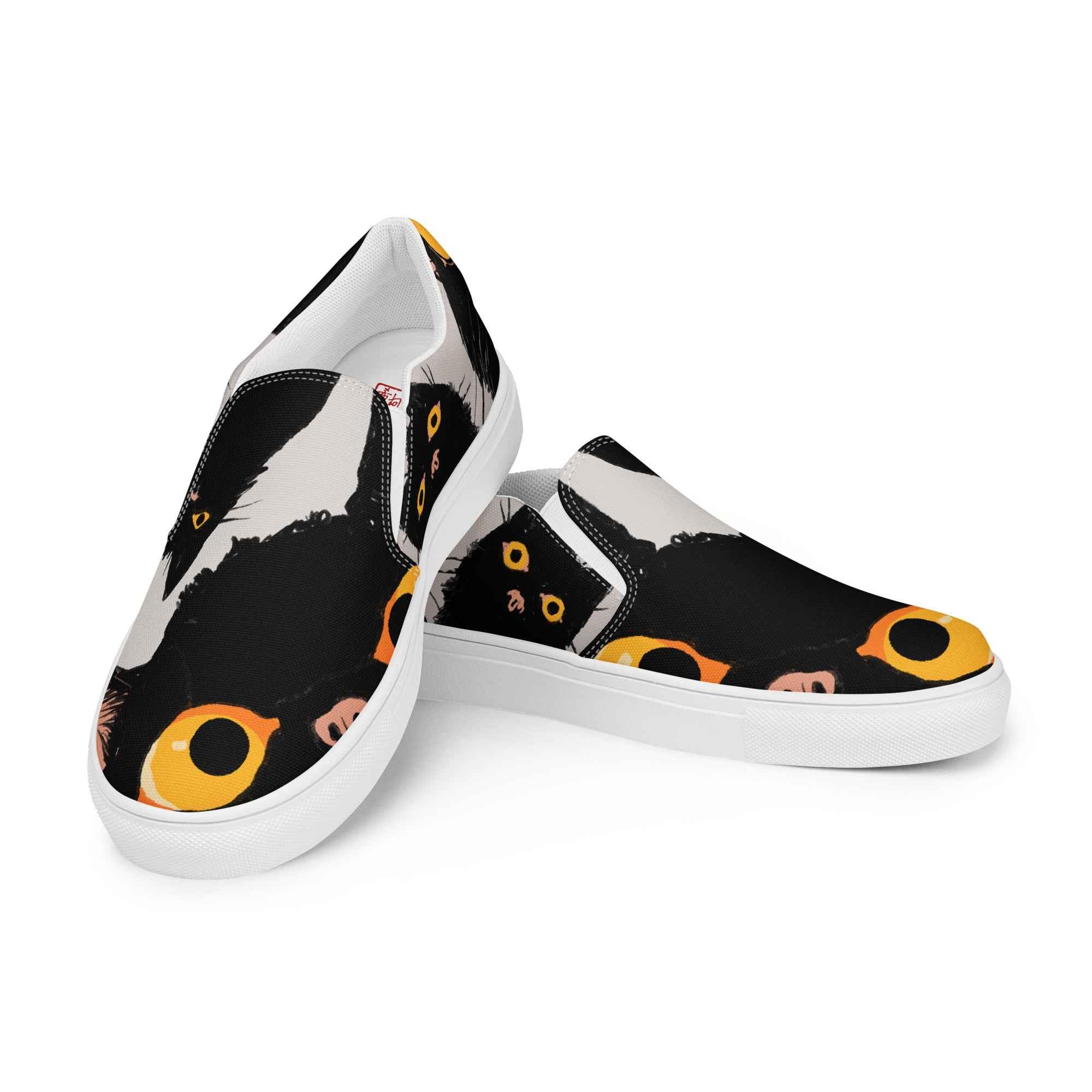 Cats - Women’s slip-on canvas shoes