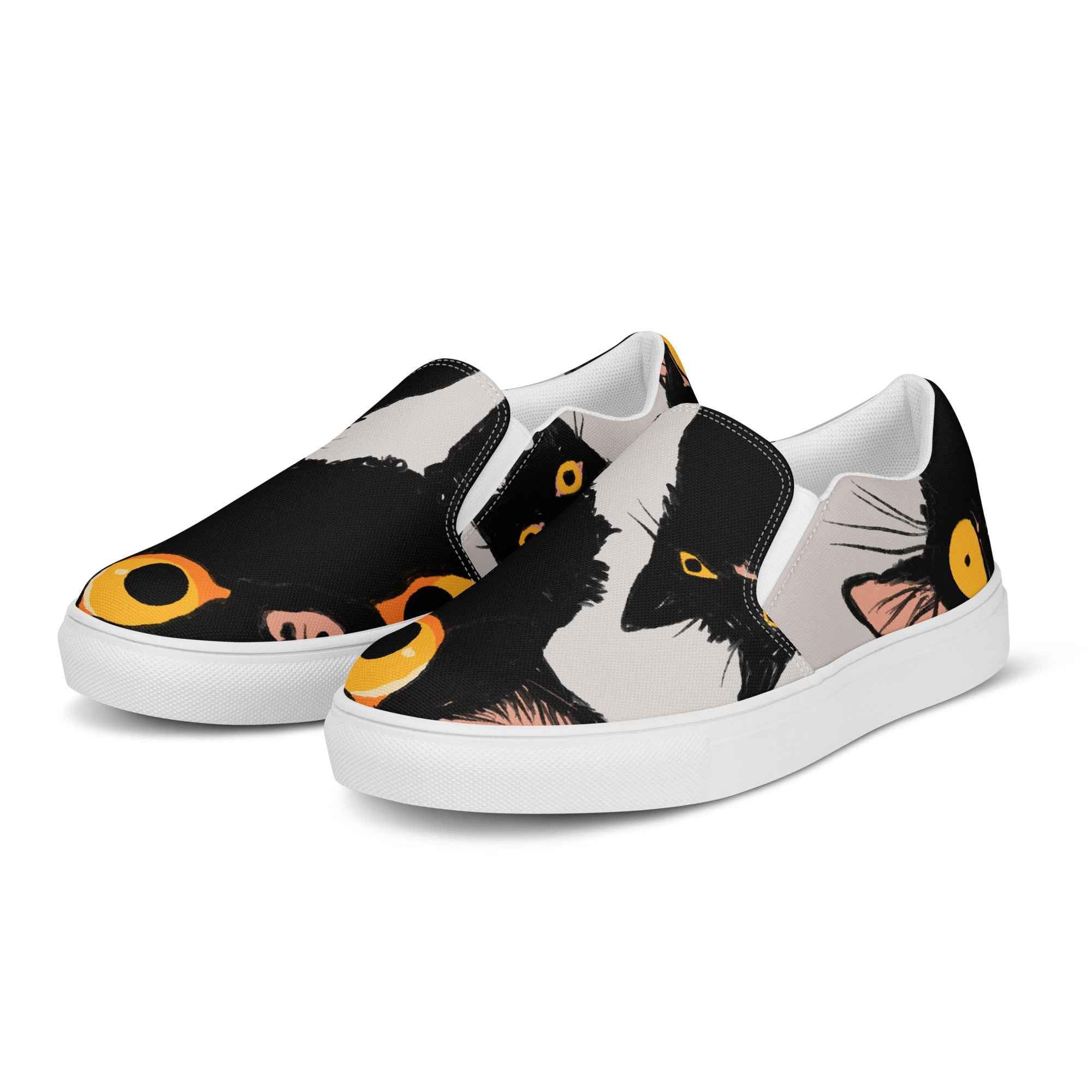 Cats - Women’s slip-on canvas shoes