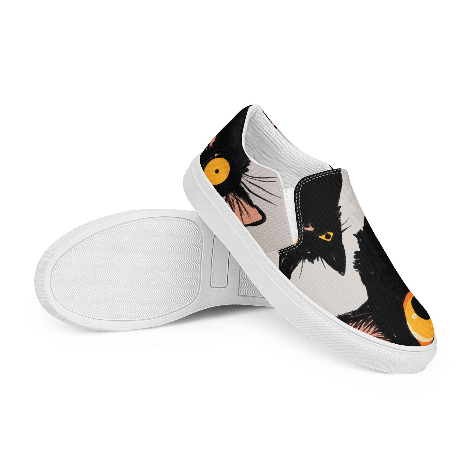 Cats - Women’s slip-on canvas shoes