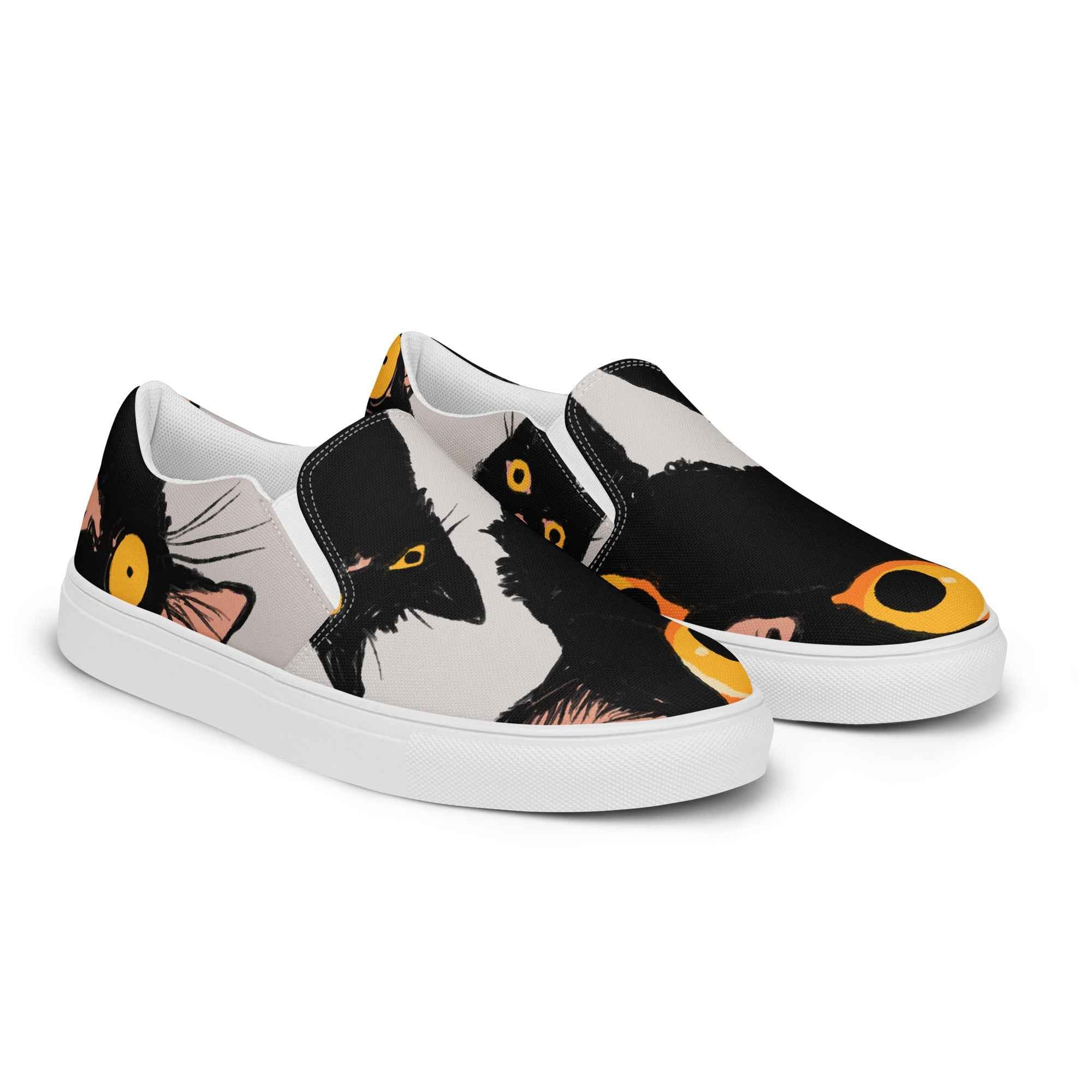 Cats - Women’s slip-on canvas shoes